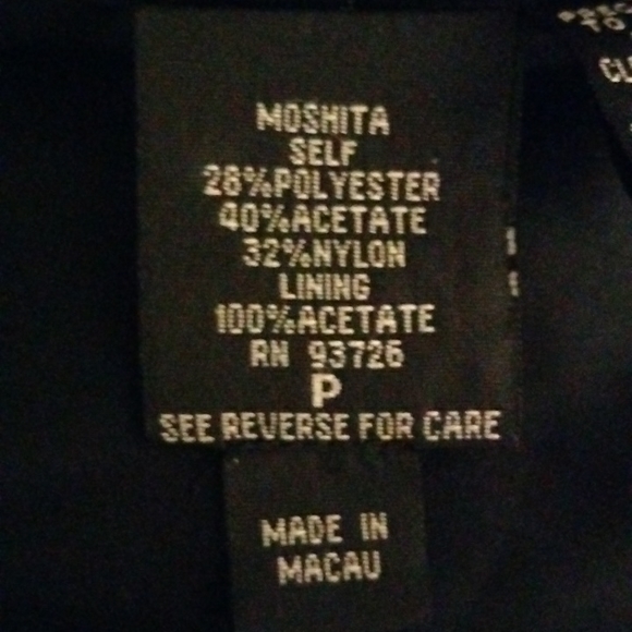 Vintage Moshita Couture Embroidered Jacket W/Rhinestone Accents - Picture 12 of 13